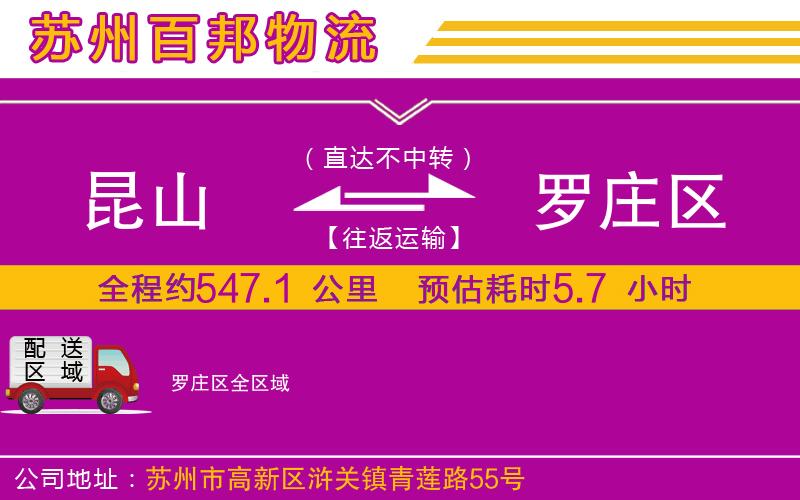 昆山到羅莊區(qū)物流公司