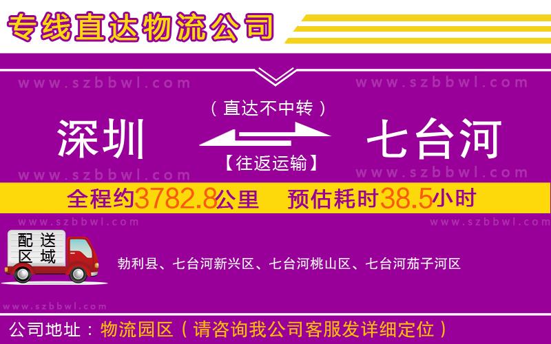 深圳到七臺(tái)河物流公司