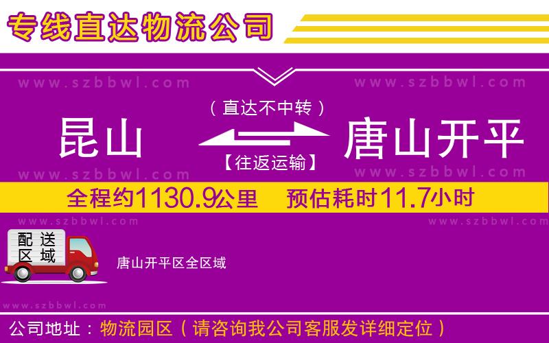 昆山到唐山開平區(qū)貨運(yùn)專線