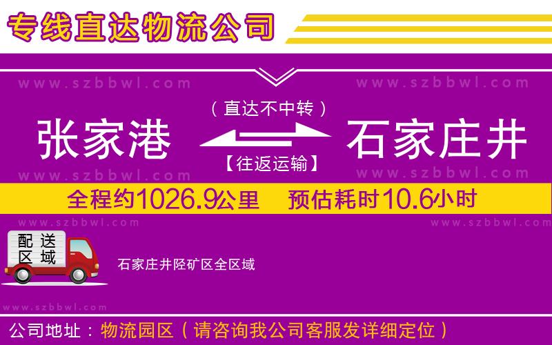 張家港到石家莊井陘礦區(qū)貨運(yùn)專線