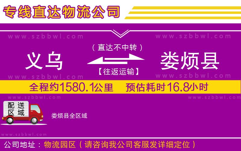 義烏到婁煩縣物流公司